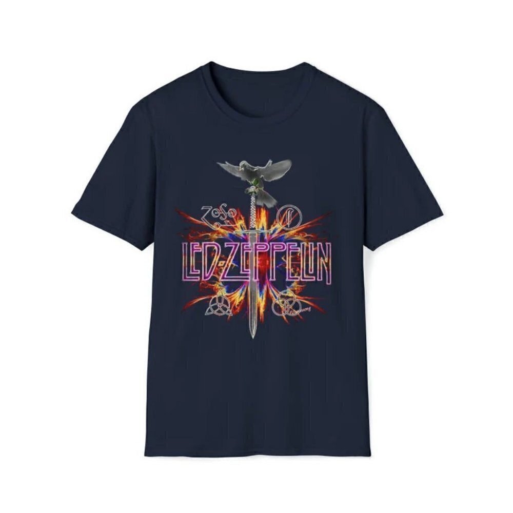 Led Zeppelin Classic Rock Music Fan Streetwear T-Shirt